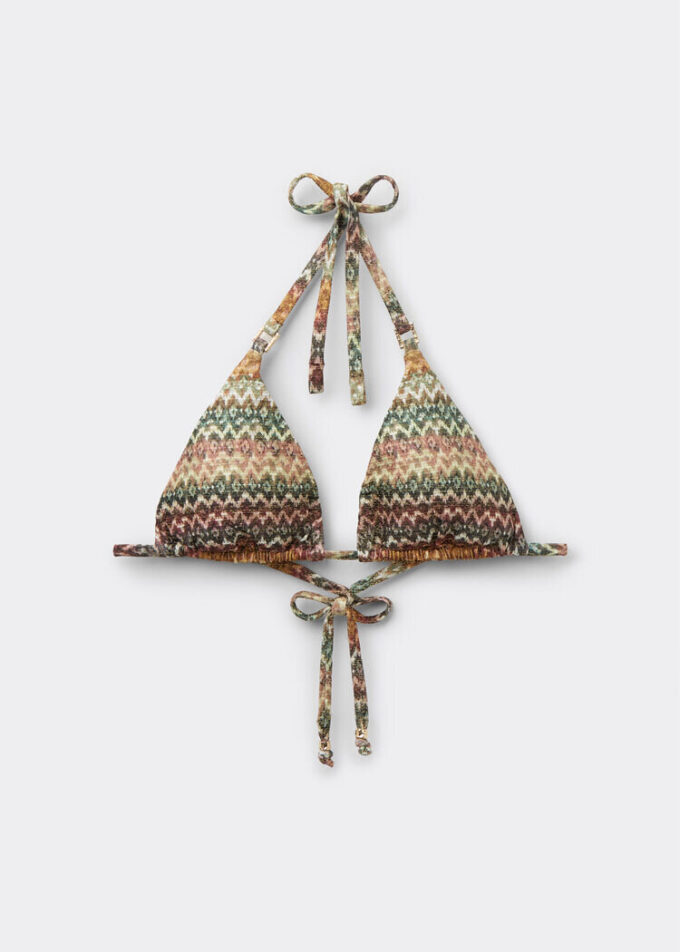 Triangle Swimsuit Top Elegant Ethnic Triangle Swimsuit Top Elegant Ethnic