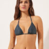 Triangle Swimsuit Top Glowing Python Triangle Swimsuit Top Glowing Python