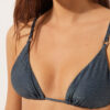 Triangle Swimsuit Top Glowing Python Triangle Swimsuit Top Glowing Python