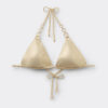 Triangle Swimsuit Top Gold Waves