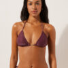 Triangle Swimsuit Top Golden Glow