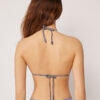 Triangle Swimsuit Top Metallic Glow