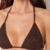 Triangle Swimsuit Top Metallic Glow