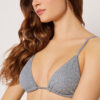 Triangle Swimsuit Top Metallic Glow