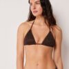 Triangle Swimsuit Top Metallic Glow