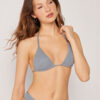 Triangle Swimsuit Top Metallic Glow