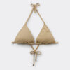 Triangle Swimsuit Top Metallic Glow
