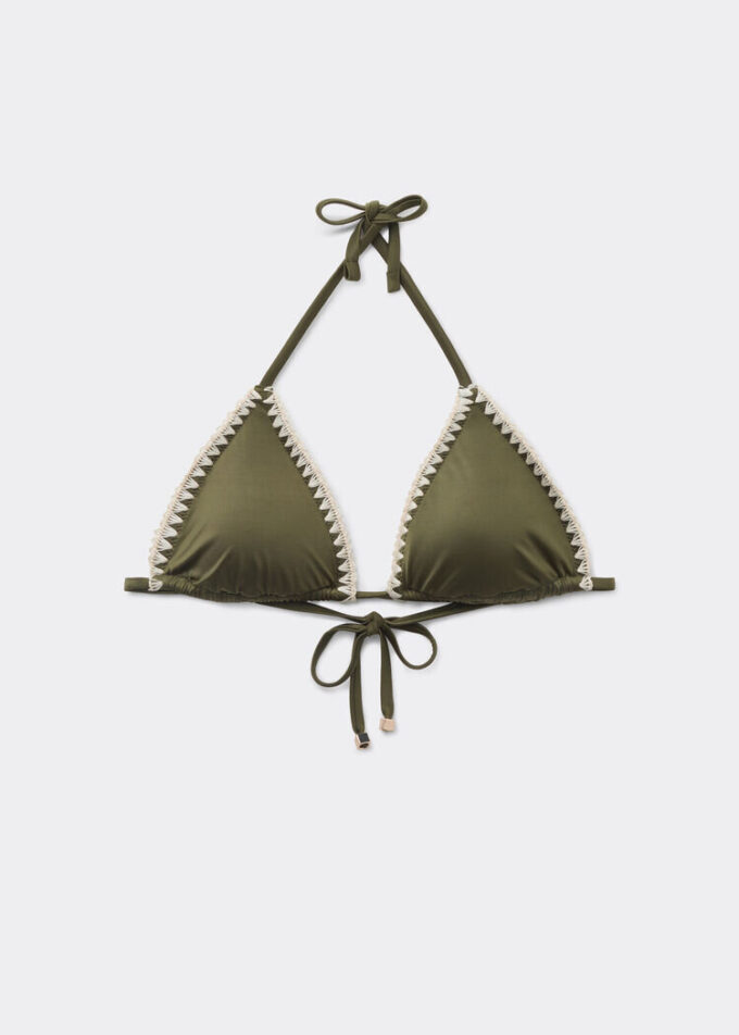 Triangle Swimsuit Top Refined Shine