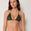 Triangle Swimsuit Top Sequin Net Triangle Swimsuit Top Sequin Net