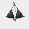 Triangle Swimsuit Top Sequin Net Triangle Swimsuit Top Sequin Net