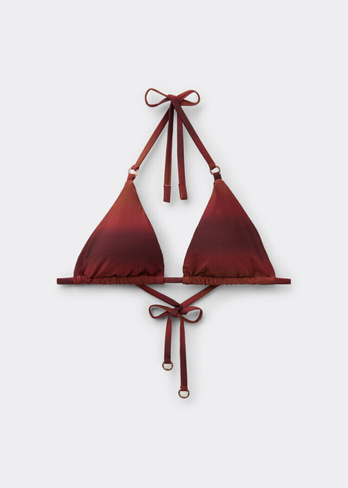 Triangle Swimsuit Top Soft Shades
