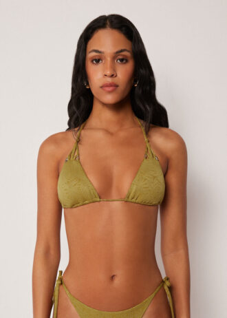 Triangle Swimsuit Top Wild Jungle