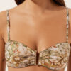 Tropical Foliage Bandeau Swimsuit Top Tropical Foliage Bandeau Swimsuit Top