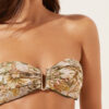 Tropical Foliage Bandeau Swimsuit Top Tropical Foliage Bandeau Swimsuit Top