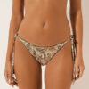 Tropical Foliage Brazilian String Swimsuit Bottoms Tropical Foliage Brazilian String Swimsuit Bottoms