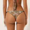 Tropical Foliage Brazilian String Swimsuit Bottoms Tropical Foliage Brazilian String Swimsuit Bottoms