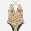 Tropical Foliage One Piece Swimsuit Tropical Foliage One Piece Swimsuit