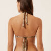 Tropical Foliage Padded Triangle Swimsuit Top