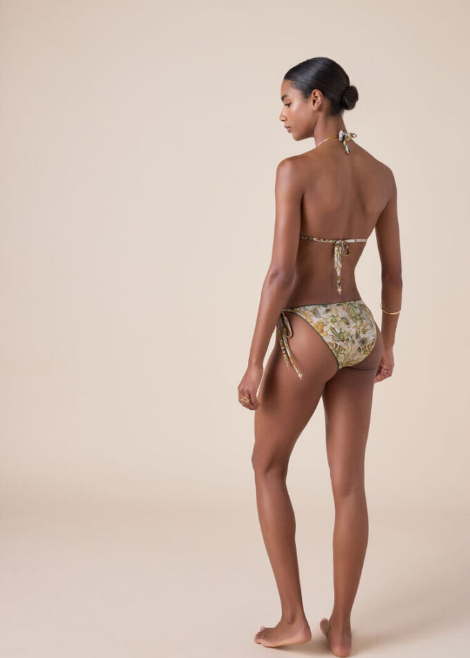 Tropical Foliage String Swimsuit Bottoms Tropical Foliage String Swimsuit Bottoms