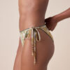 Tropical Foliage String Swimsuit Bottoms Tropical Foliage String Swimsuit Bottoms