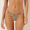 Tropical Foliage Thong Swimsuit Bottoms Tropical Foliage Thong Swimsuit Bottoms