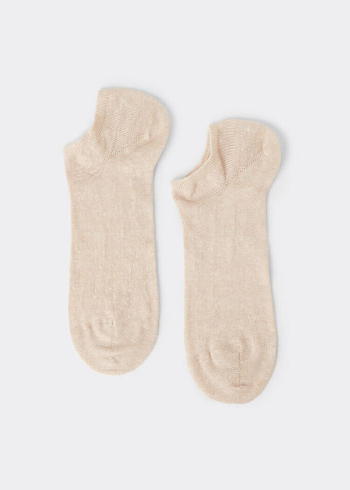 Unisex Cotton and Linen No-Show Socks Unisex Cotton and Linen No-Show Socks
