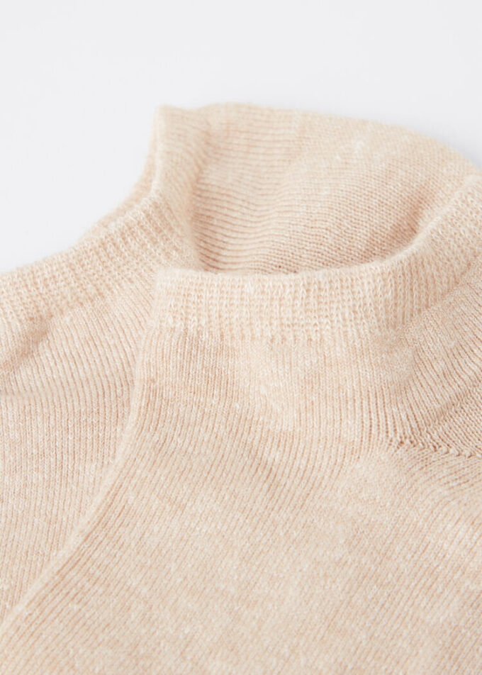 Unisex Cotton and Linen No-Show Socks Unisex Cotton and Linen No-Show Socks