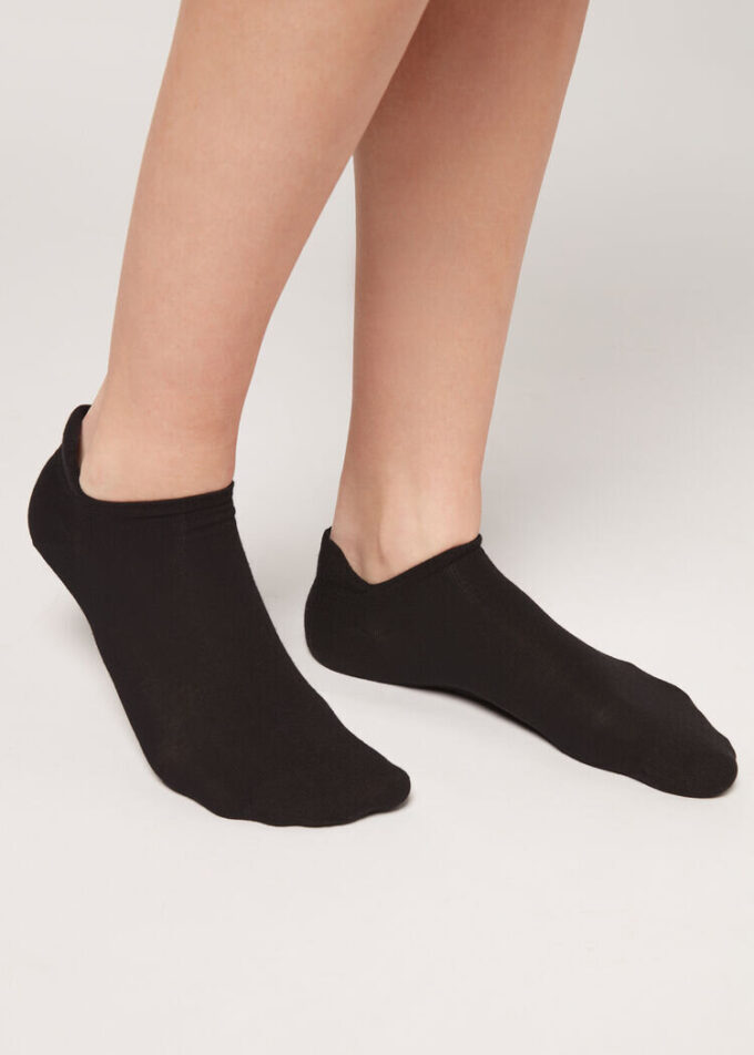 Unisex Cotton No-Show Socks with Back Tongue Unisex Cotton No-Show Socks with Back Tongue