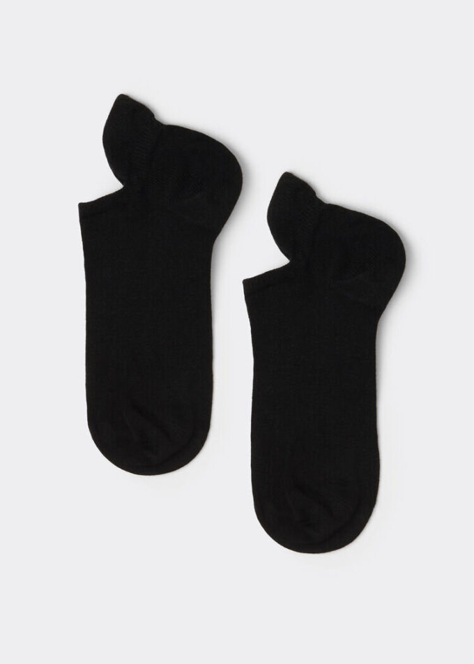 Unisex Cotton No-Show Socks with Back Tongue Unisex Cotton No-Show Socks with Back Tongue