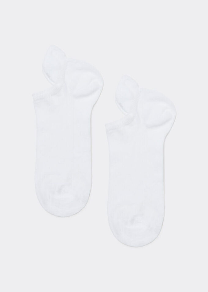 Unisex Cotton No-Show Socks with Back Tongue Unisex Cotton No-Show Socks with Back Tongue