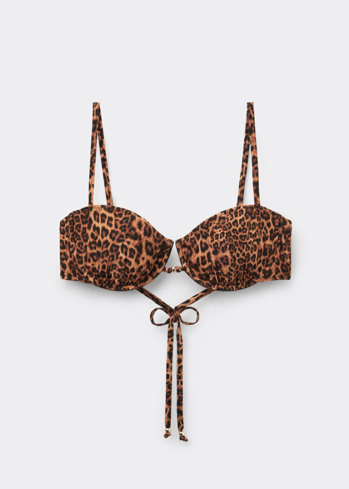 Wild Animalier Balconette Swimsuit Top Wild Animalier Balconette Swimsuit Top