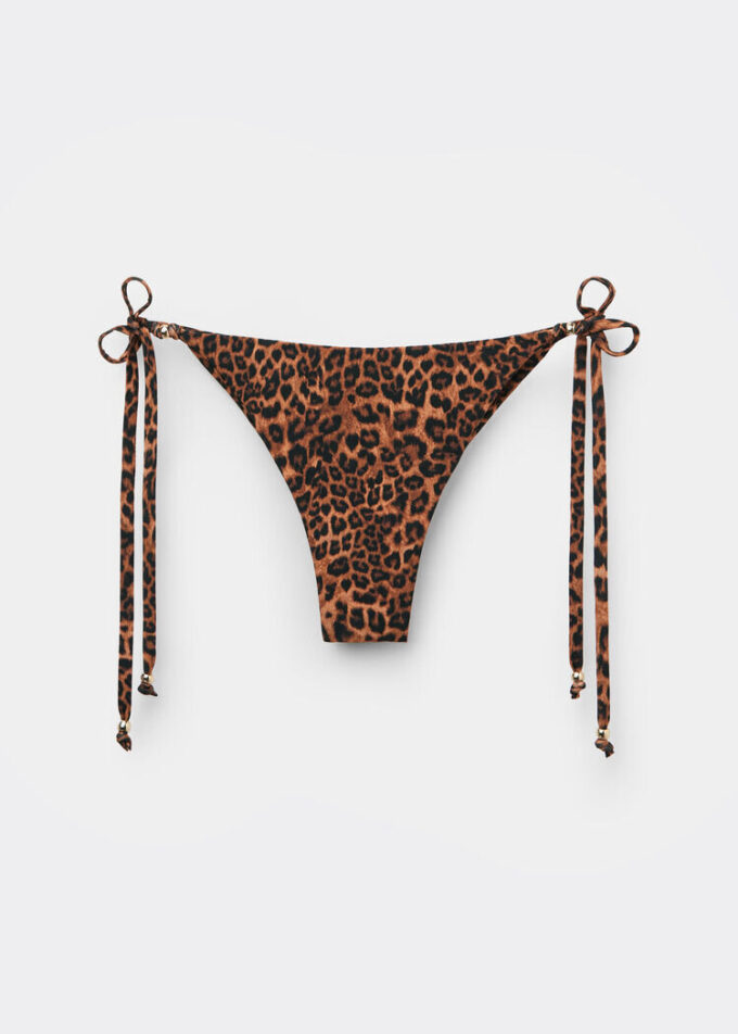 Wild Animalier Brazilian Side Tie Swimsuit Bottoms Wild Animalier Brazilian Side Tie Swimsuit Bottoms