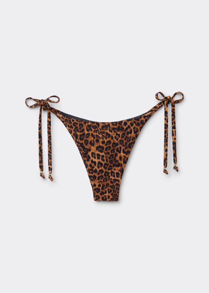 Wild Animalier Thong Swimsuit Bottoms Wild Animalier Thong Swimsuit Bottoms